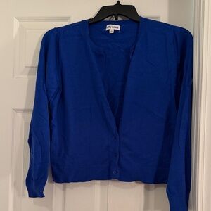 Kathy Ireland Vibrant Blue Cardigan